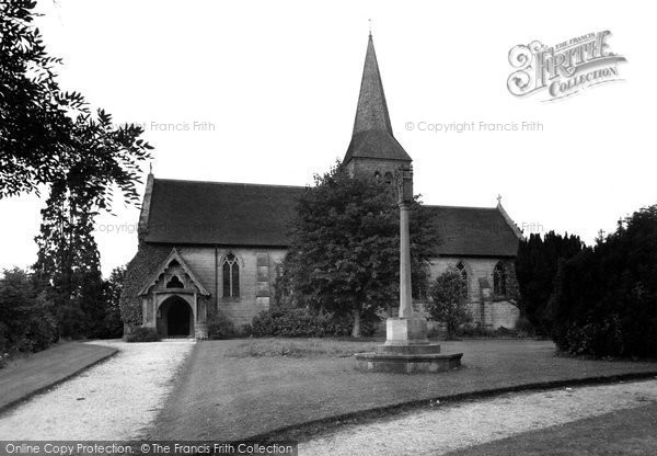 Photo of Highbrook, All Saints Church c.1955