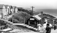 Beach Huts c.1960, Highcliffe