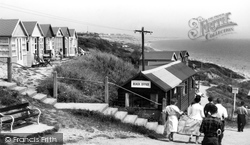 Beach Huts c.1960, Highcliffe
