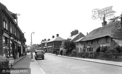 Lymington Road c.1955, Highcliffe