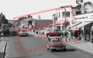 Lymington Road c.1965, Highcliffe