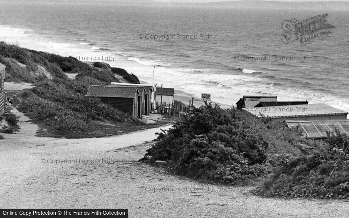 Photo of Highcliffe, Path To The Beach c.1955