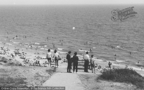 Photo of Highcliffe, Path To The Beach c.1960