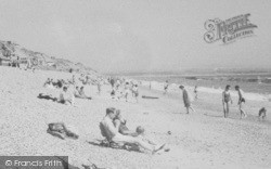 The Beach c.1950, Highcliffe