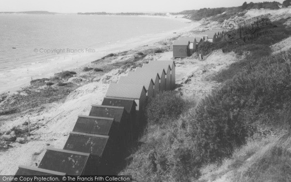 Photo of Highcliffe, The Beach c.1955