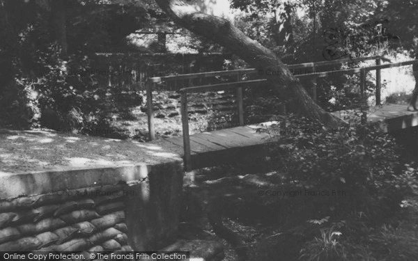 Photo of Highcliffe, The Bridge, Chewton Bunny Glen c.1960