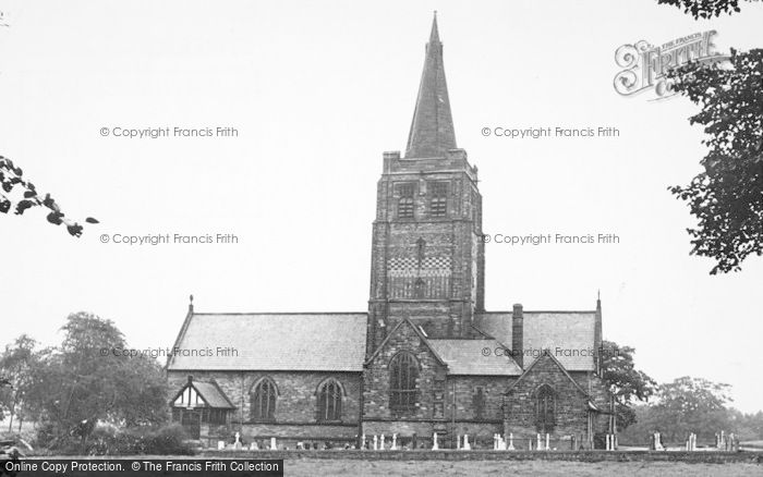 Photo of Higher Walton, Church Of St John The Evangelist c.1955