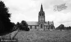 Church Of St John The Evangelist c.1955, Higher Walton