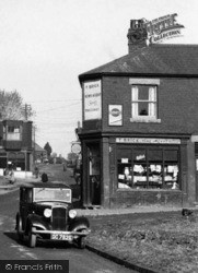 Brick's Newsagent, High Street 1952, Highley