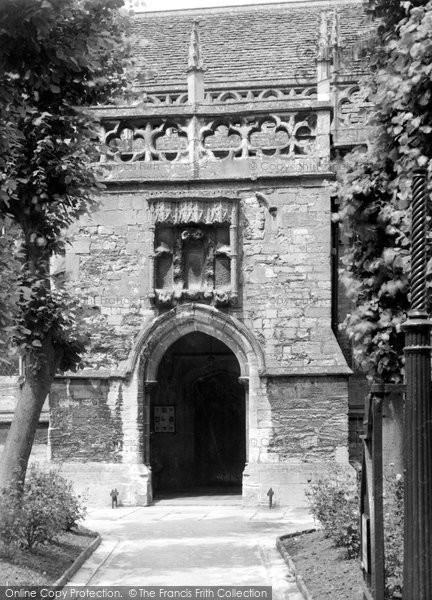 Photo of Highworth, The Porch, St Michael's Church c.1955