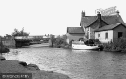 The Bridge And Bridge House c.1955, Hilgay