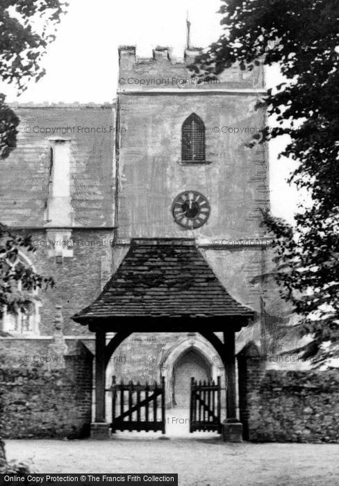 Photo of Hilgay, The Church Lychgate c.1960