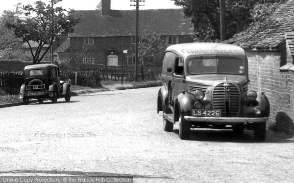 Photo of Hill Ridware, Classic Cars c.1955