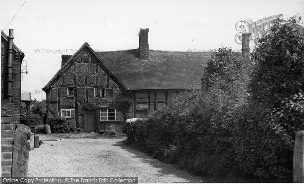 Photo of Hill Ridware, Old Cottages c.1955