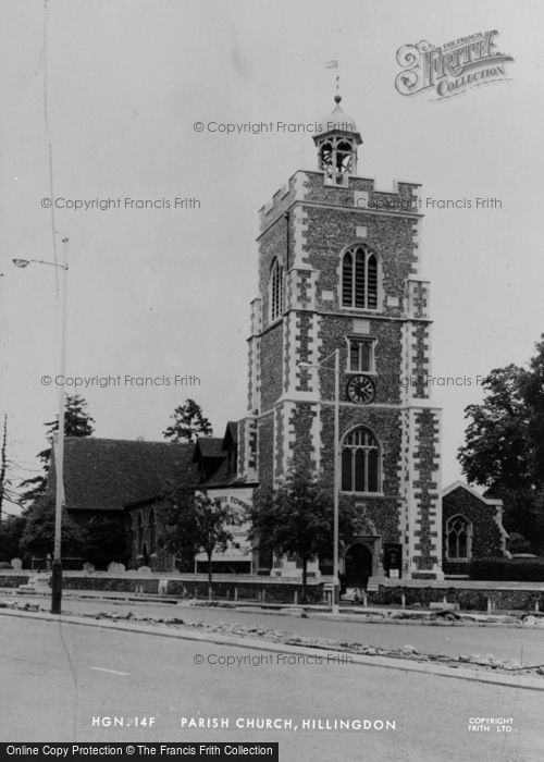 Photo of Hillingdon, St John's Parish Church c.1955
