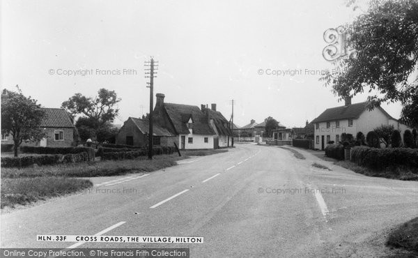 Photo of Hilton, Cross Roads, The Village c.1965