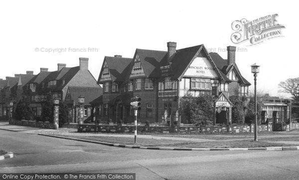 Photo of Hinchley Wood, Hotel c1955