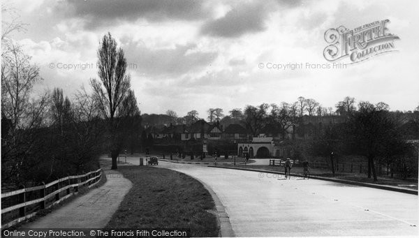 Photo of Hinchley Wood, View From The Bridge c.1955
