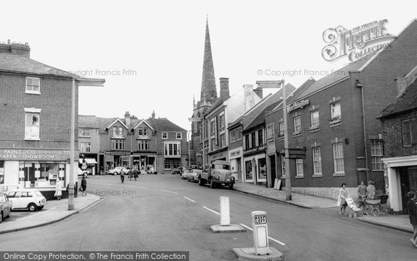 Photo of Hinckley, Market Place 1964