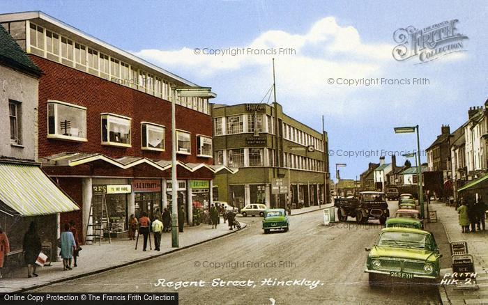 Photo of Hinckley, Regent Street c.1965
