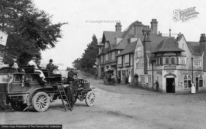 Hindhead, Charabanc and the Post Office 1906