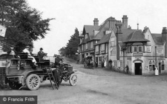 Hindhead, Charabanc and the Post Office 1906