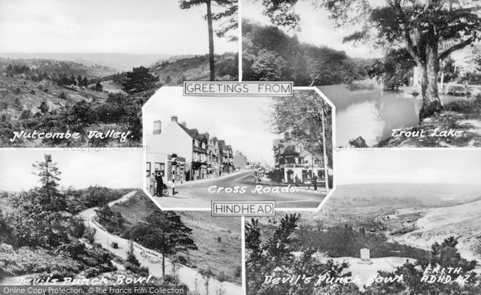 Photo of Hindhead, Composite c.1955