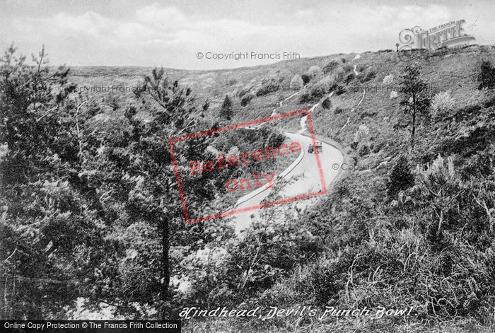 Photo of Hindhead, Devil's Punch Bowl c.1930