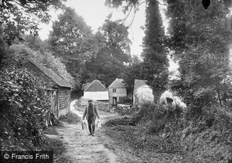Hindhead, George Mayes and Broom Squire's Cottage 1907