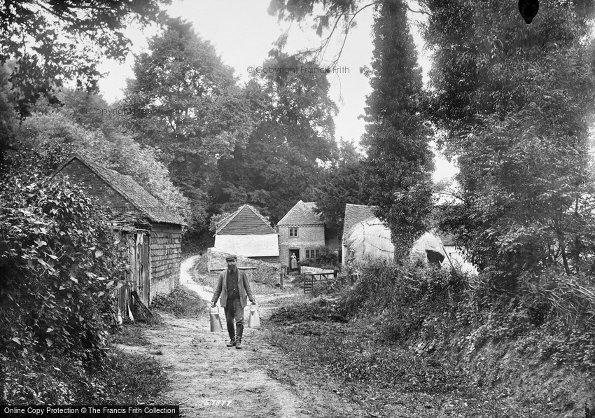 Hindhead, George Mayes and Broom Squires' Cottages 1907