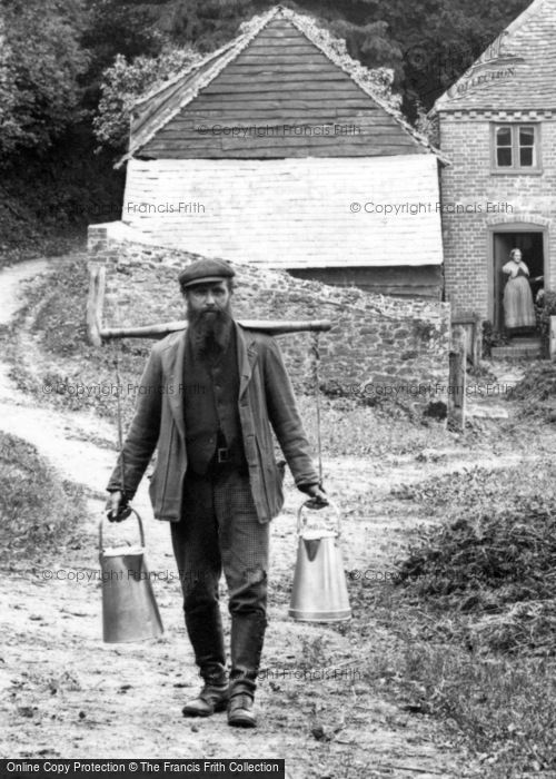Photo of Hindhead, George Mayes, Milkman And Broom Squire 1907