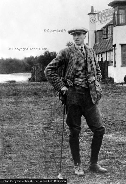 Photo of Hindhead, Golfer 1907