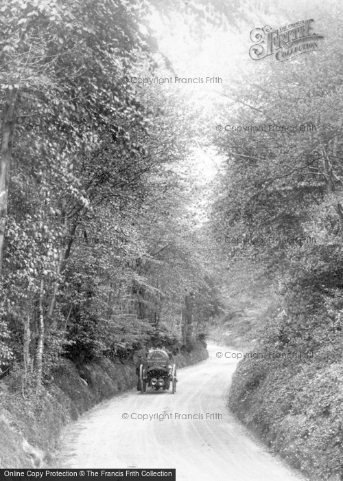 Photo of Hindhead, Lamp Oil Wagon, Haslemere Road 1906