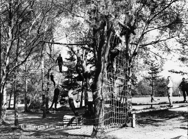 Photo of Hindhead, Outdoor Gymnasium, Marchants Hill c.1955