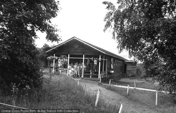 Photo of Hindhead, "The Gibbet" Dormitory, Marchants Hill Camp c1955