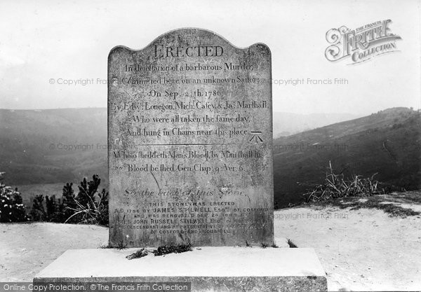 Photo of Hindhead, The Sailor's Stone 1899
