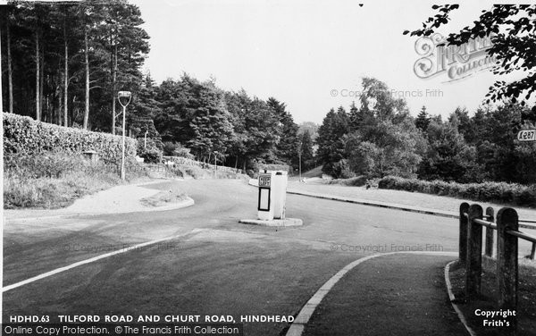 Photo of Hindhead, Tilford Road And Churt Road c.1955
