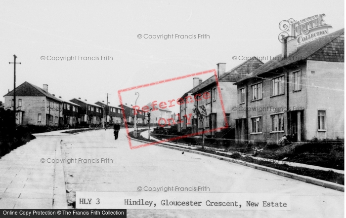 Photo of Hindley, Gloucester Crescent, New Estate c.1950