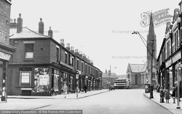 Photo of Hindley, Market Street c.1950
