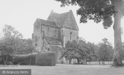 The Chapter House, Hinton Priory c.1960, Hinton Charterhouse