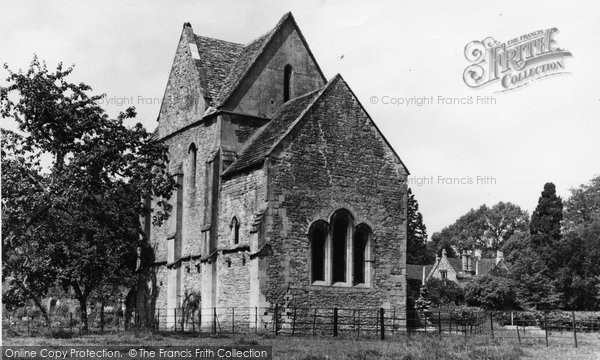 Photo of Hinton Charterhouse, The Chapter House, Hinton Priory c.1960