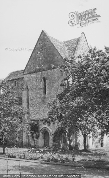 Photo of Hinton Charterhouse, The Chapter House, Hinton Priory c.1960