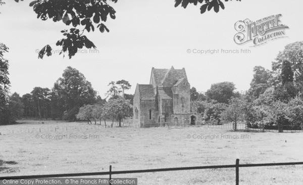 Photo of Hinton Charterhouse, The Chapter House, Hinton Priory c.1960