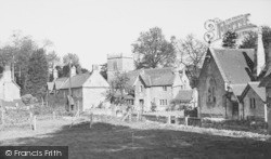 The School And Church c.1960, Hinton Charterhouse