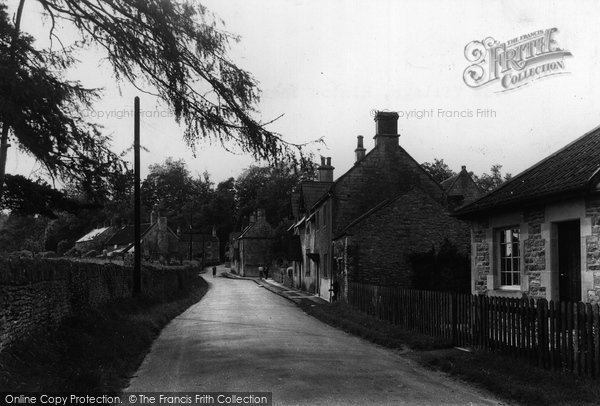 Photo of Hinton Charterhouse, The Village c.1950
