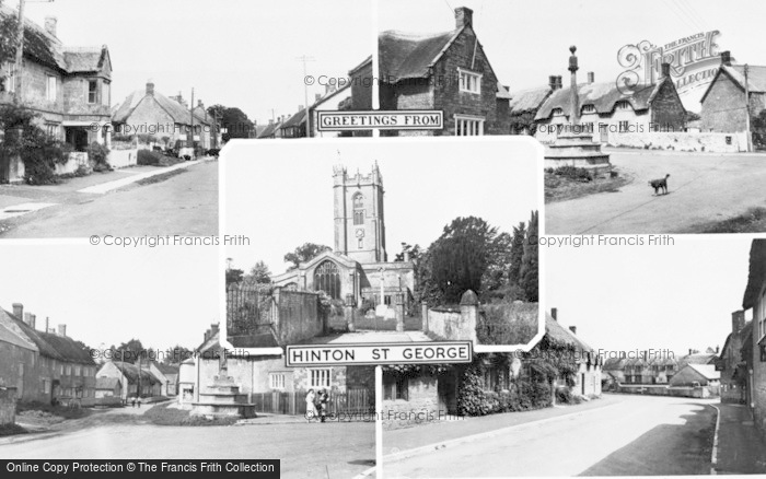 Photo of Hinton St George, Composite c.1955