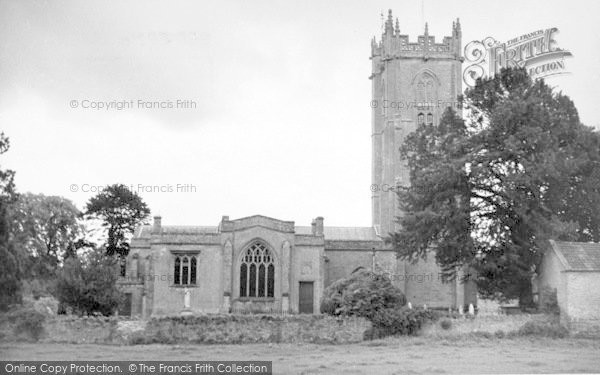 Photo of Hinton St George, St George's Church c.1955