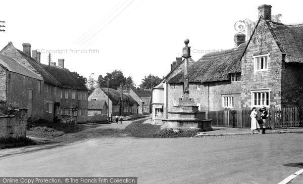 Photo of Hinton St George, the Cross c1955
