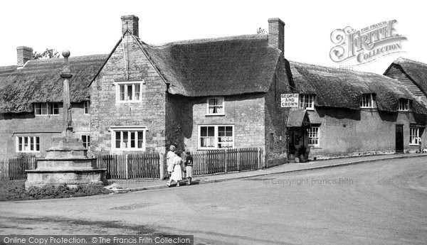 Photo of Hinton St George, The Cross c.1955