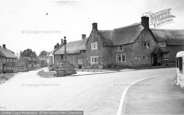 Photo of Hinton St George, The George And Crown And Cross c.1960